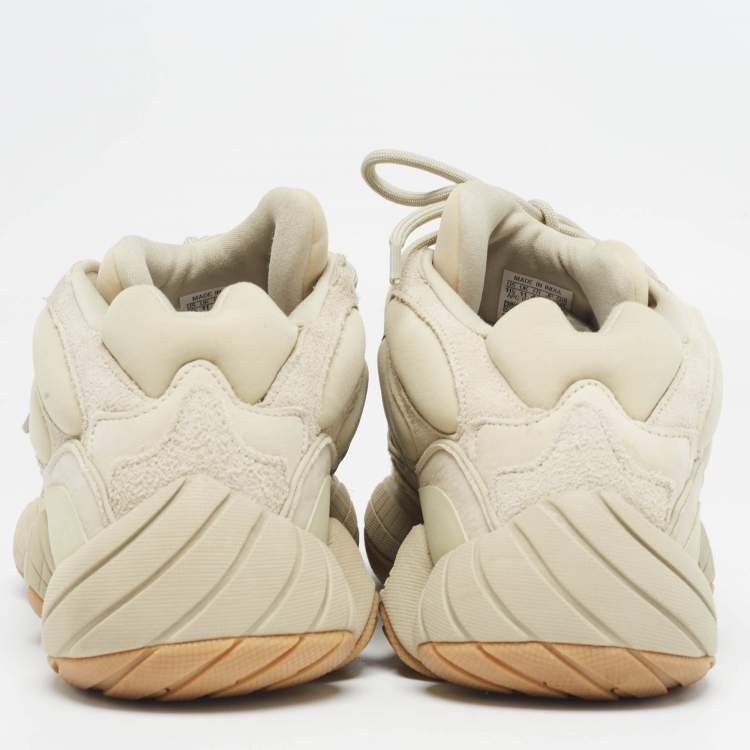مملوكة مسبقًا Yeezy x Adidas Green Neoprene and Suede 500 Stone Sneakers Size 46