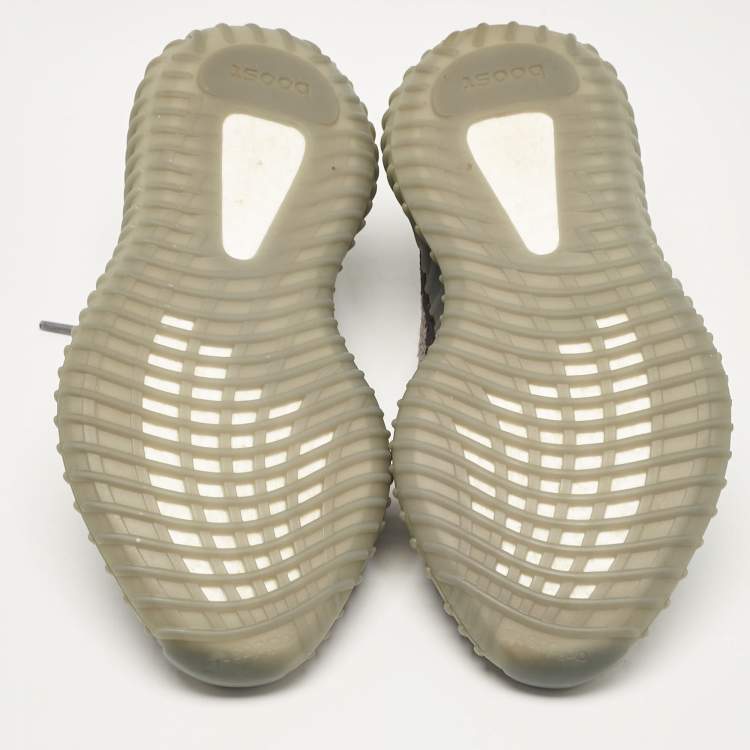 مملوكة مسبقًا Yeezy x Adidas Grey Knit Fabric Boost 350 V2 Beluga Sneakers Size 37 1/3