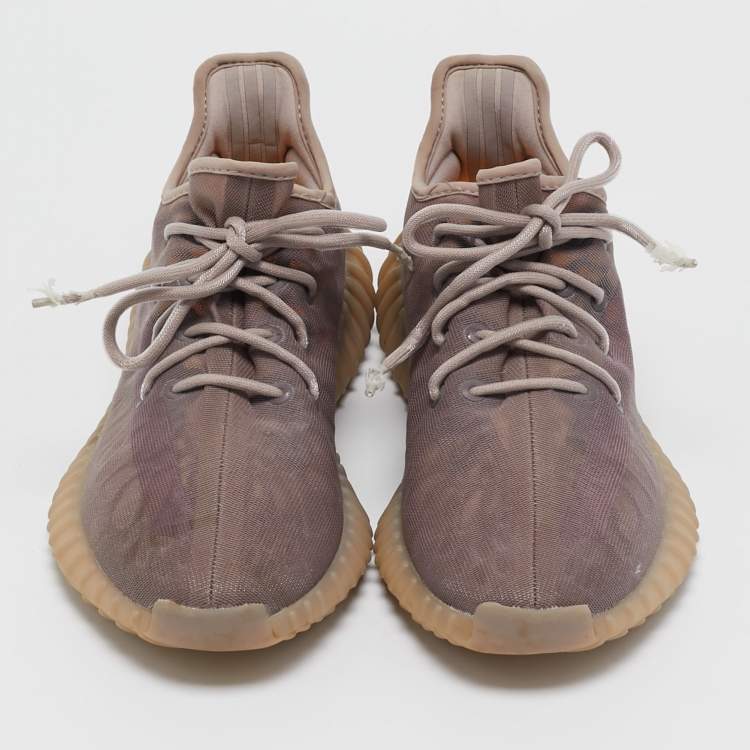 Pre Owned Yeezy x Adidas Mauve Purple Mesh Boost 350 V2 Mono Mist Sneakers Size 44
