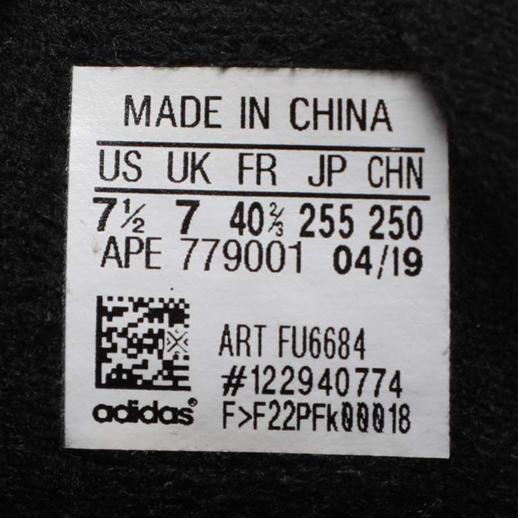 Pre Owned Yeezy x Adidas Black Suede and Mesh Boost 700 "Vanta" Low Top Sneakers Size 40 2/3