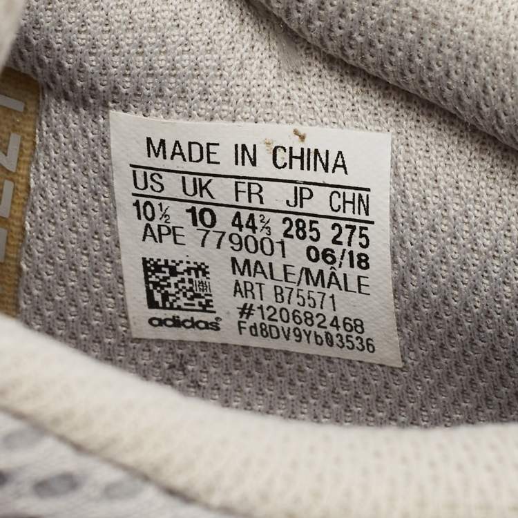 Pre Owned Yeezy x adidas Multicolor Mesh And Suede Boost 700 Wave Runner Sneakers Size 44 2/3