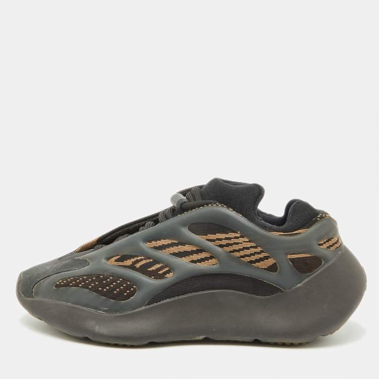 Pre Owned Yeezy x Adidas Brown Mesh and Polyurethane 700 V3 Clay Brown Sneakers Size 37 1/3