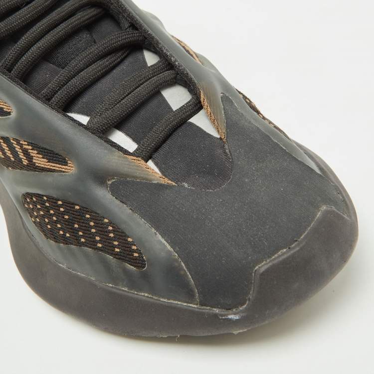 Pre Owned Yeezy x Adidas Brown Mesh and Polyurethane 700 V3 Clay Brown Sneakers Size 37 1/3