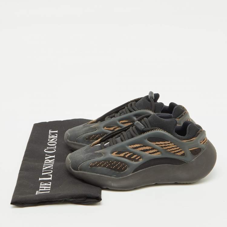 Pre Owned Yeezy x Adidas Brown Mesh and Polyurethane 700 V3 Clay Brown Sneakers Size 37 1/3