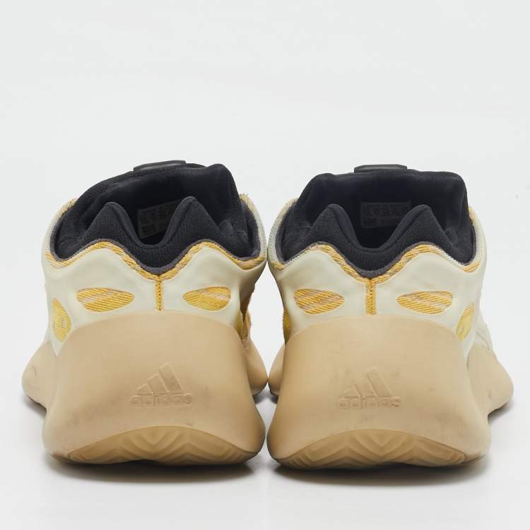Pre Owned Yeezy x Adidas Multicolor Mesh and Rubber 700 V3 Safflower Sneakers Size 46