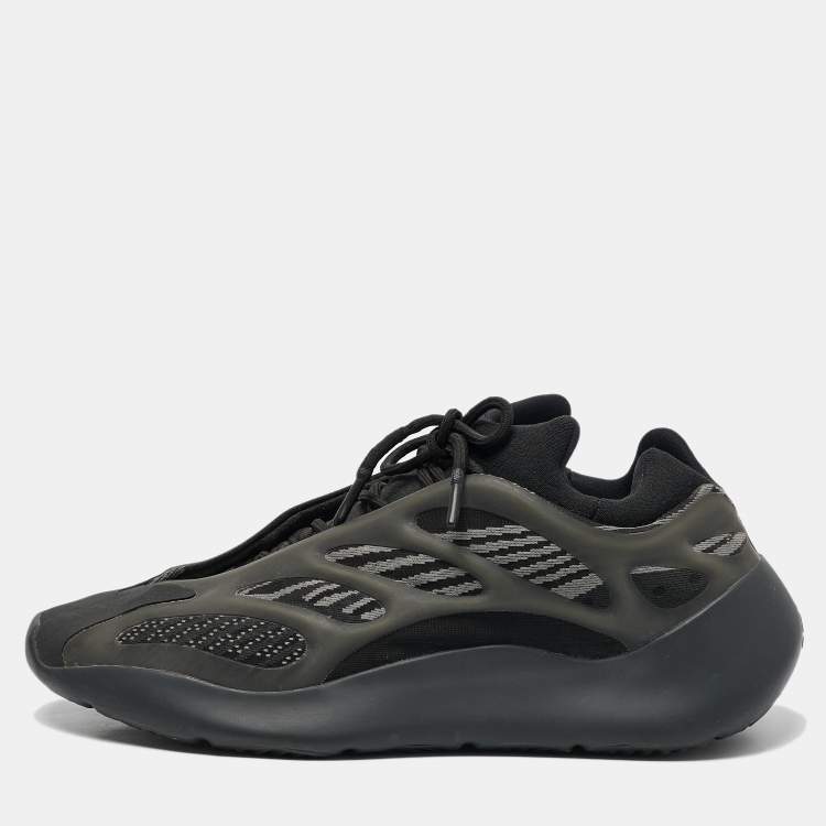 Pre Owned Yeezy x Adidas Black Mesh 700 V3 Alvah Sneakers Size 46 2/3