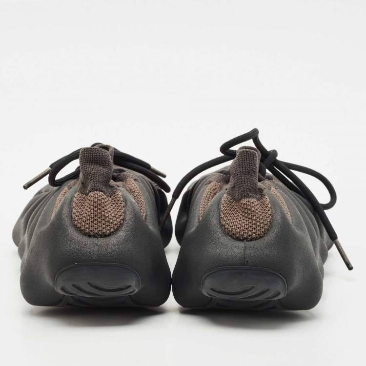 Pre Owned Yeezy x Adidas Grey Knit Fabric and Rubber Yeezy 450 Stone Teal Sneakers Size 44 1/3
