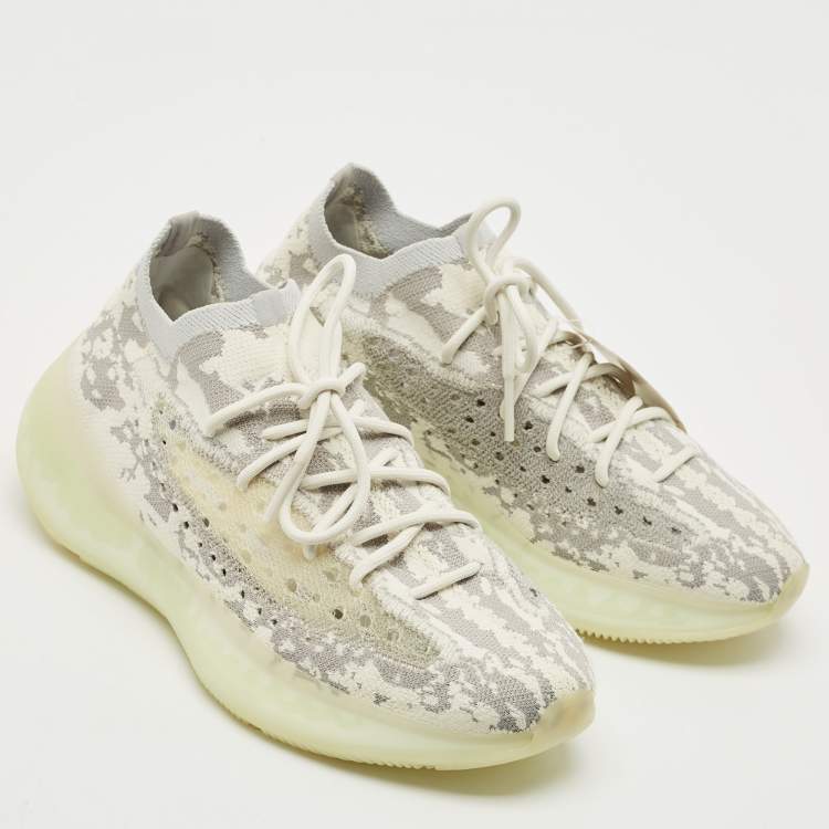 مملوكة مسبقًا Yeezy x Adidas Multicolor Knit Fabric Boost 380 Alien Sneakers Size 42 2/3