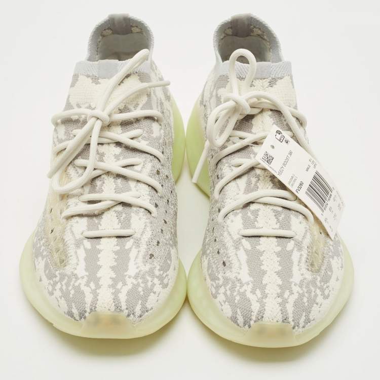 مملوكة مسبقًا Yeezy x Adidas Multicolor Knit Fabric Boost 380 Alien Sneakers Size 42 2/3