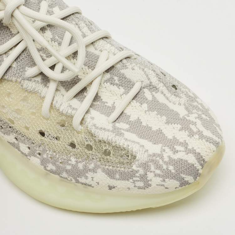 مملوكة مسبقًا Yeezy x Adidas Multicolor Knit Fabric Boost 380 Alien Sneakers Size 42 2/3