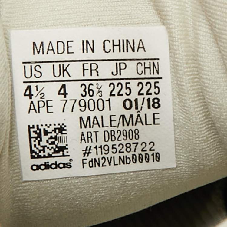Pre Owned Yeezy x Adidas Cream Suede and Mesh 500 Blush Sneakers Size 36 2/3