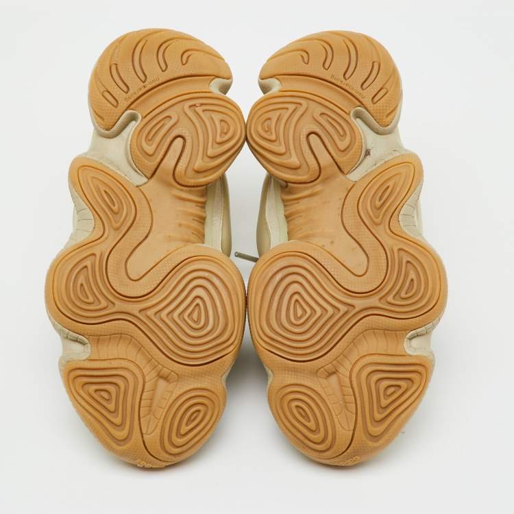 مملوكة مسبقًا Yeezy x Adidas Cream Suede and Neoprene Yeezy 500 Stone Sneakers Size 37 1/3