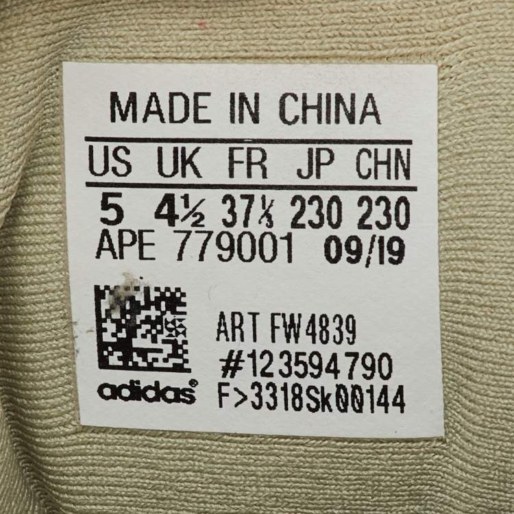 مملوكة مسبقًا Yeezy x Adidas Cream Suede and Neoprene Yeezy 500 Stone Sneakers Size 37 1/3