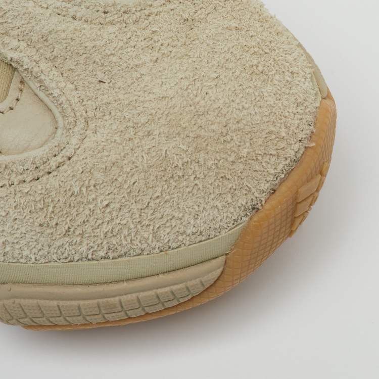 مملوكة مسبقًا Yeezy x Adidas Cream Suede and Neoprene Yeezy 500 Stone Sneakers Size 37 1/3