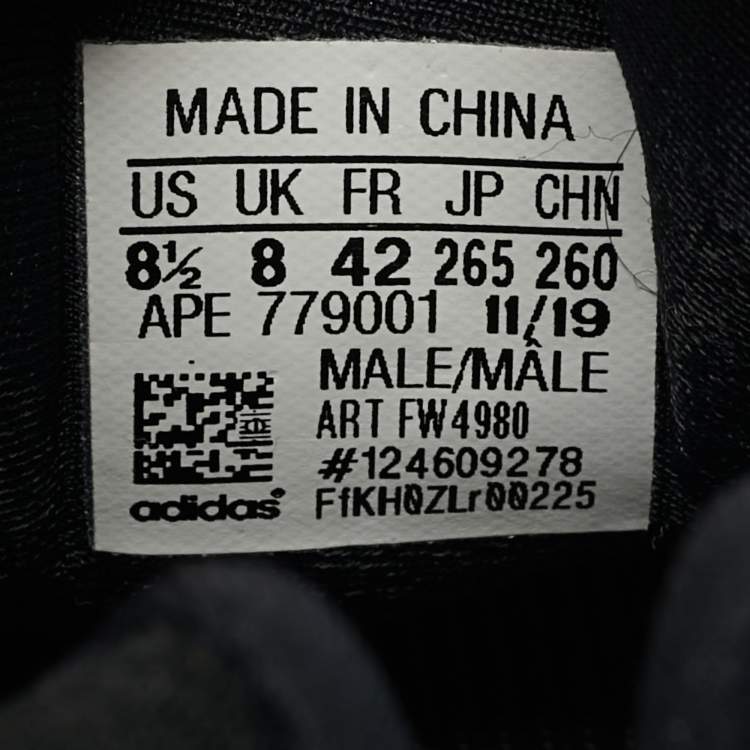 Pre Owned Yeezy x Adidas Cream/Black Rubber and Mesh 700 V3 Azael Sneakers Size 42