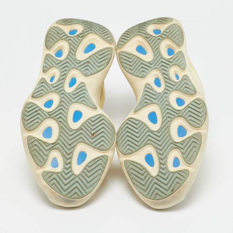 Pre Owned Yeezy x Adidas Cream/Black Rubber and Mesh 700 V3 Azael Sneakers Size 42