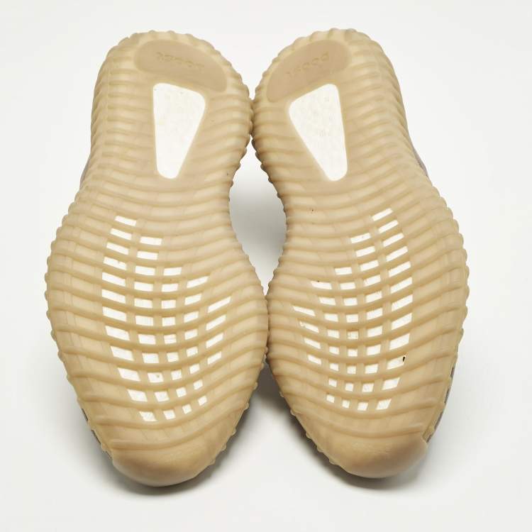 Pre Owned Yeezy x Adidas Boost 350 V2 Size 46.5 Purple Mesh Mono Mist Low Top Sneakers