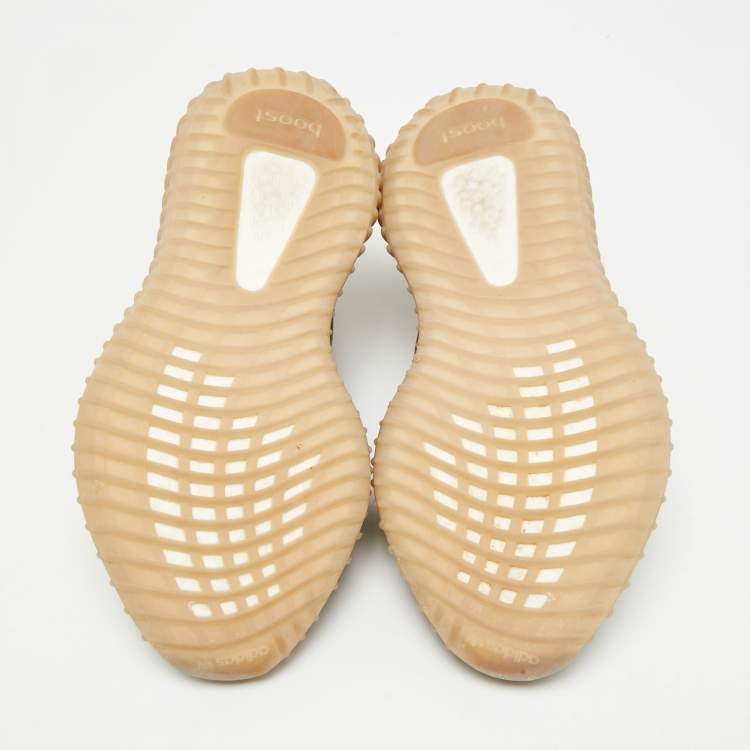 Pre Owned Yeezy x Adidas Boost 350 V2 Mono Mist Size 39 1/3 Purple Mesh Low Top Sneakers