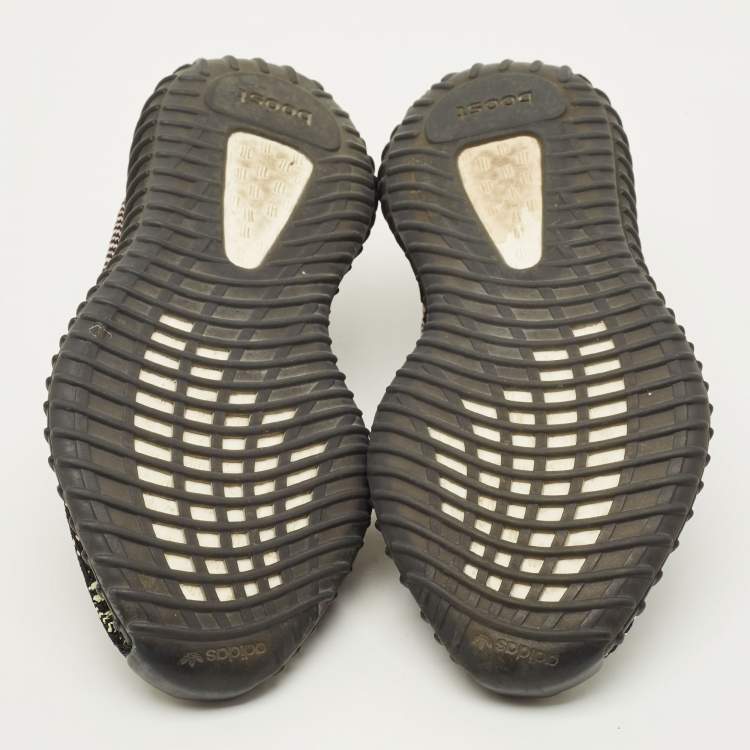 مملوكة مسبقًا Yeezy x Adidas Boost 350 V2 Yecheil Size 38.5 Multicolor Knit Fabric Low Top Sneakers