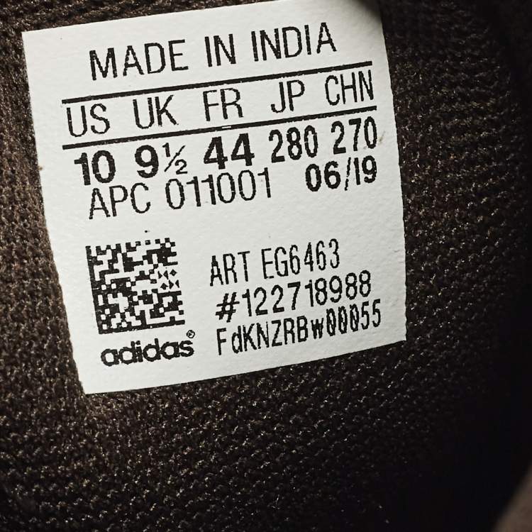 Pre Owned Yeezy x Adidas Desert Boot Size 44 Brown Suede Lace Up Sneakers