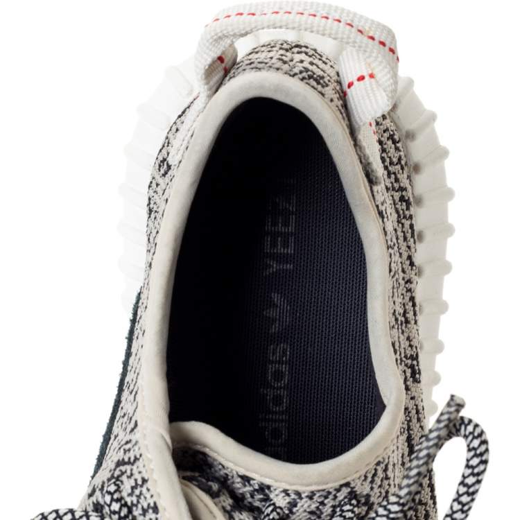 Pre Owned Yeezy x Adidas Turtledove Cotton Knit Boost 350 Sneakers Size 42.5