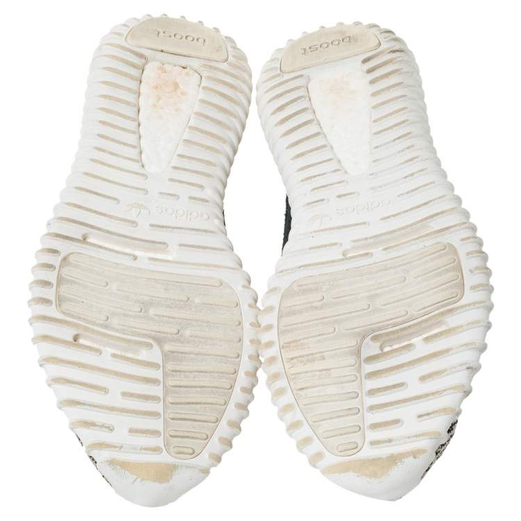 Pre Owned Yeezy x Adidas Turtledove Cotton Knit Boost 350 Sneakers Size 42.5