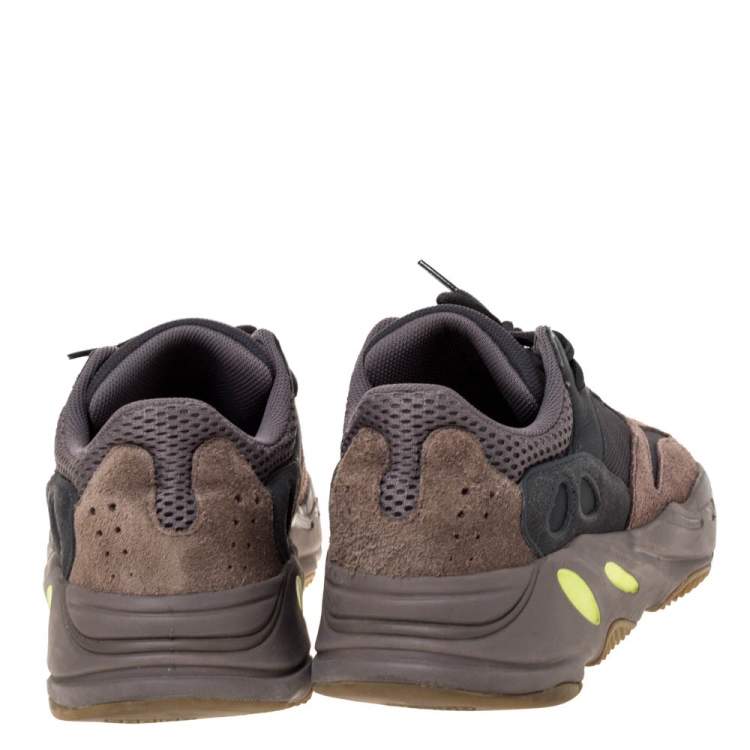 Pre Owned Yeezy x Adidas Multicolor Mix Media Boost 700 Mauve Sneakers Size 45.5