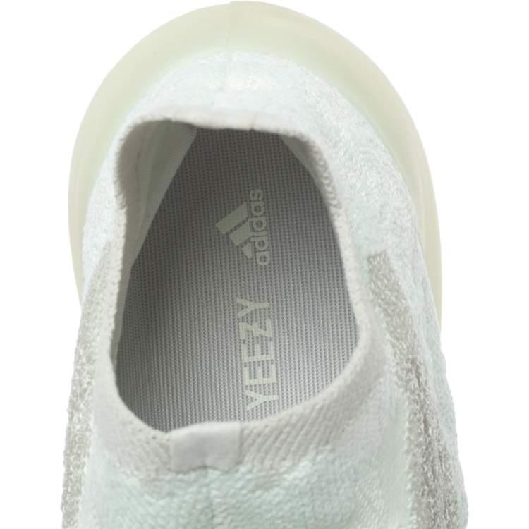 Pre Owned Yeezy x adidas Tricolor Knit Fabric Boost 380 Calcite Glow Sneakers Size 44