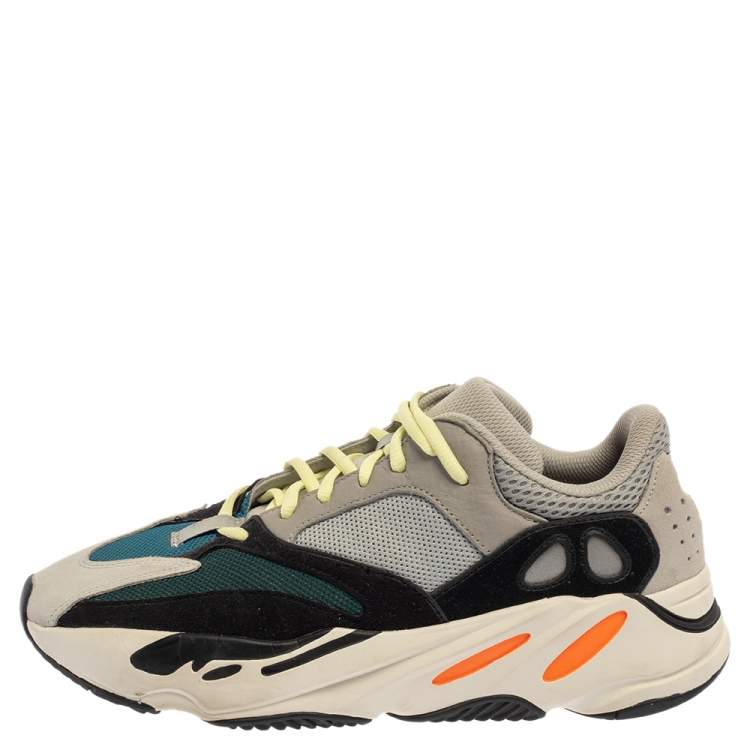 Yeezy x adidas Multicolor Mesh And Suede Leather Boost 700 Wave Runner Sneakers Size 44 2/3 Yeezy x | TLC