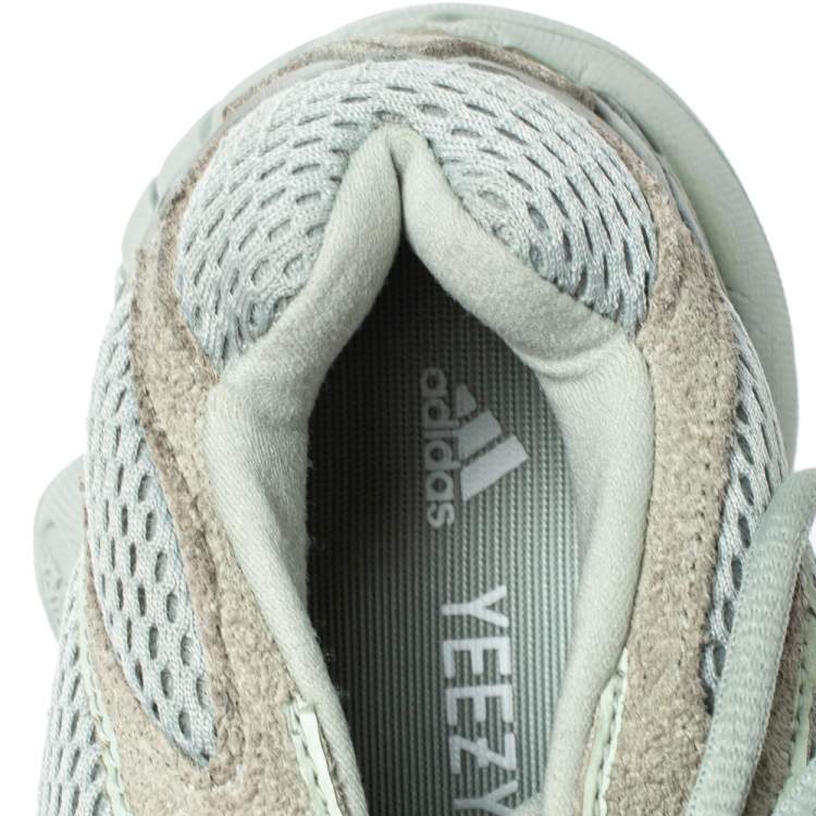 Pre Owned Yeezy x Adidas Salt Mesh And Suede 500 Sneakers Size 38