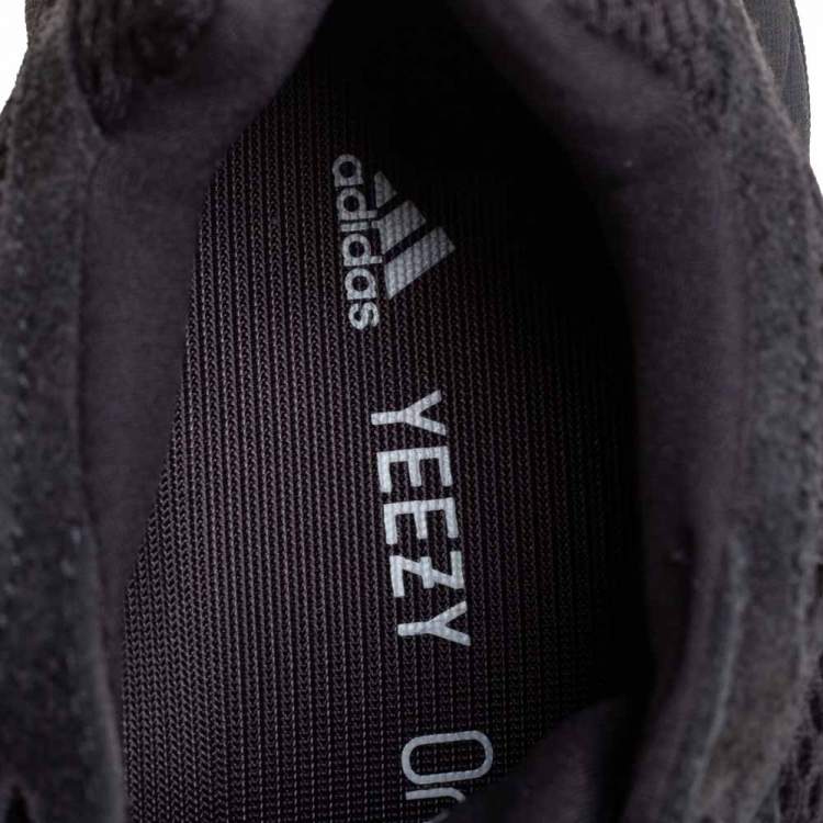 مملوكة مسبقًا Yeezy x adidas Black Mesh And Suede 500 Utility Sneakers Size 42 2/3