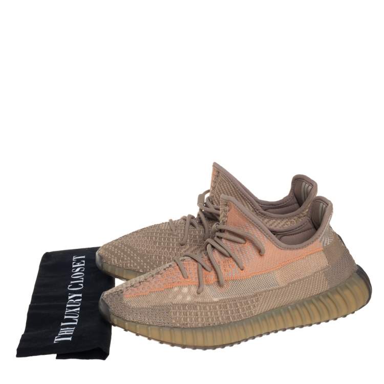 Pre Owned Adidas Yeezy Boost 350 V2 Sand Taupe FR 46 2/3