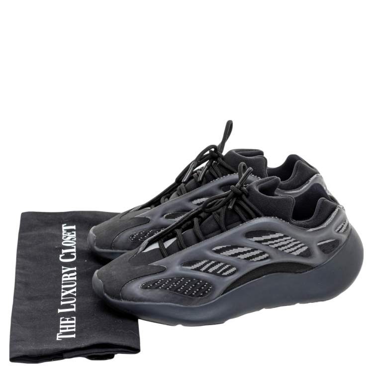 Pre Owned Yeezy x Adidas Black Knit Fabric And Polyurethane 700 V3 Alvah Sneakers Size 41 1/3
