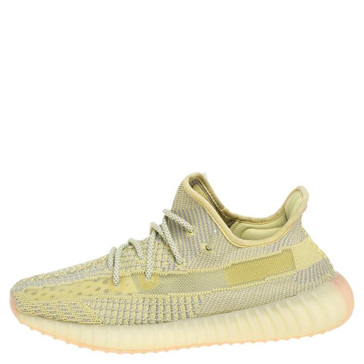 Yeezy on sale reflective yellow