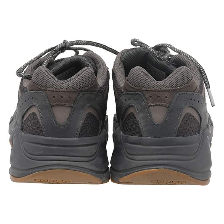Pre Owned Yeezy x Adidas Multicolor Mesh, Leather, And Suede Boost 700 V2 Geode Sneakers Size 46 2/3