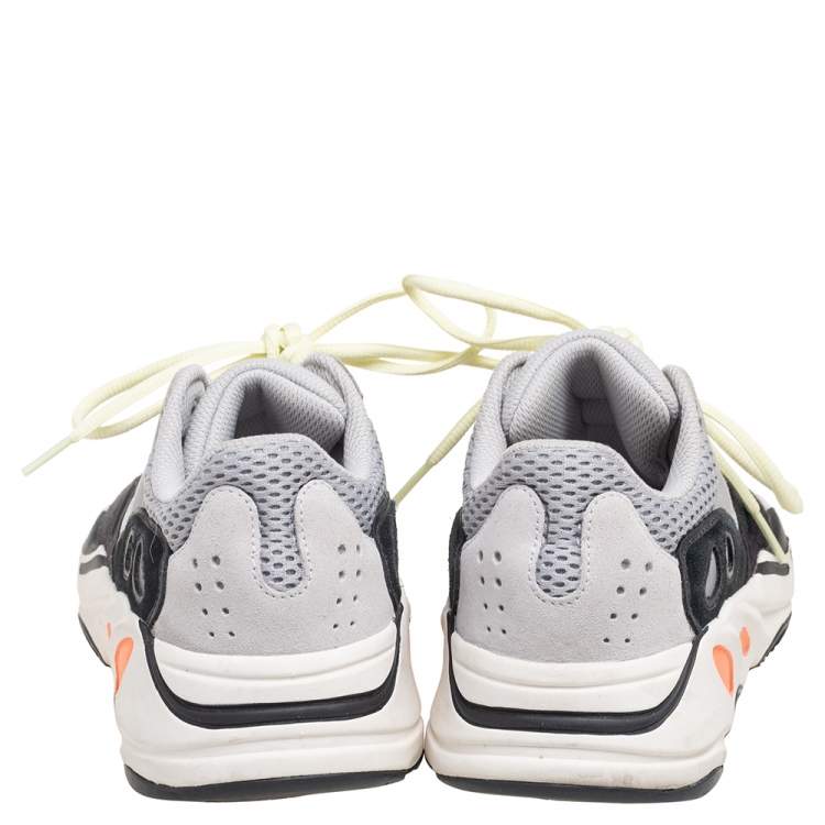 Pre Owned Adidas X Yeezy Multicolor Suede, Leather and Mesh Boost 700 Wave Runner Sneakers Size 39.5