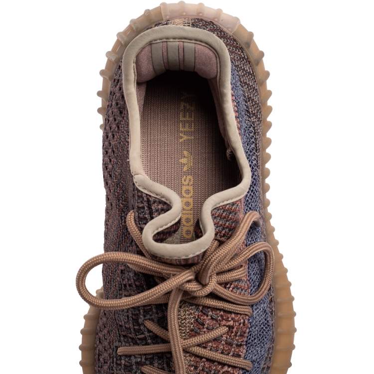 Pre Owned Yeezy x Adidas Multicolor Fabric Knit Boost 350 V2 Fade Sneakers Size 37 1/3