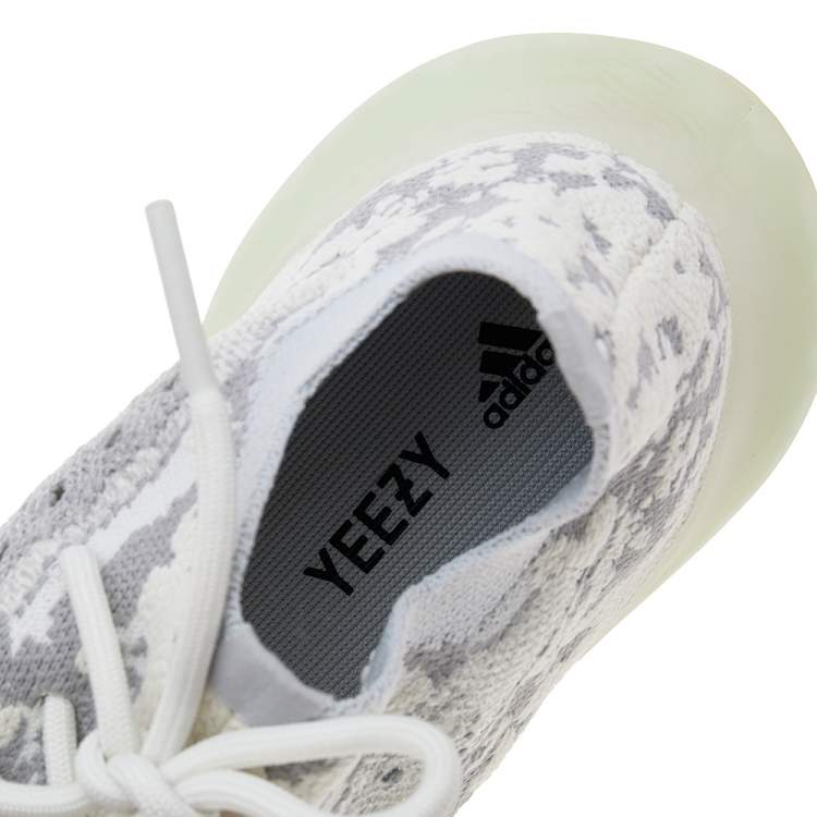 Pre Owned Yeezy x adidas Multicolor Knit Fabric Boost 380 Alien Sneakers Size 38