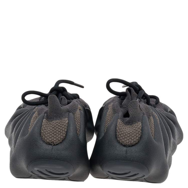 Pre Owned Yeezy x Adidas Black Knit Fabric 450 Dark Slate Sneakers Size 40 2/3