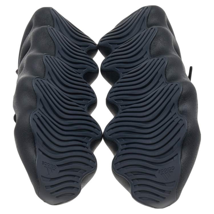Pre Owned Yeezy x Adidas Black Knit Fabric 450 Dark Slate Sneakers Size 40 2/3