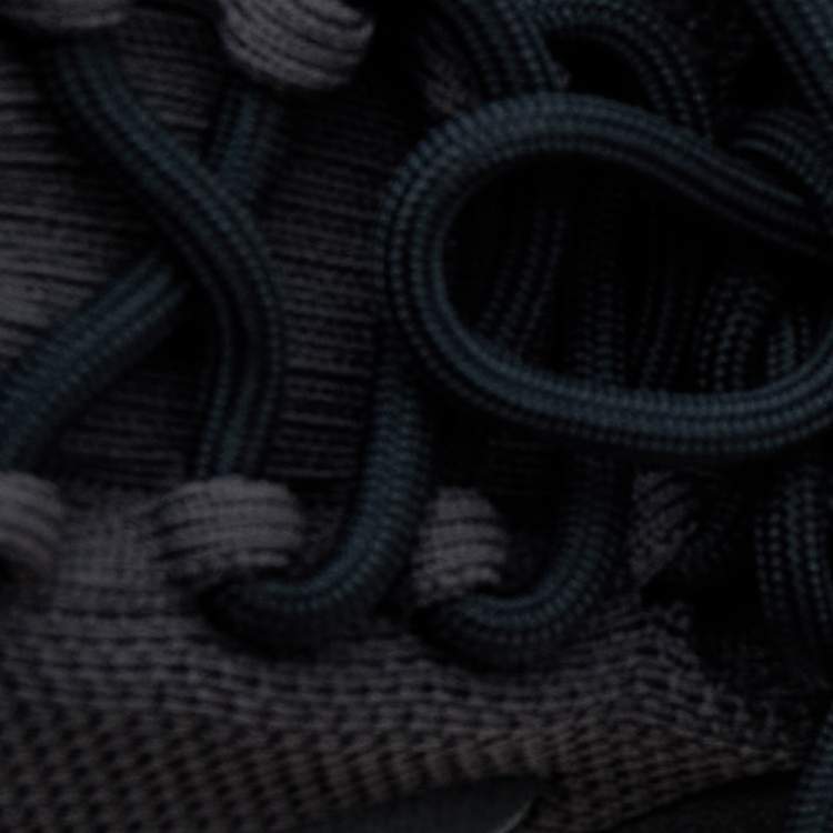 Pre Owned Yeezy x Adidas Black Knit Fabric 450 Dark Slate Sneakers Size 40 2/3