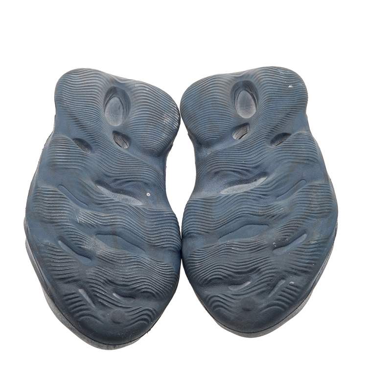 Pre Owned Yeezy x Adidas Mineral Blue Rubber Foam RNNR Sneakers Size 42
