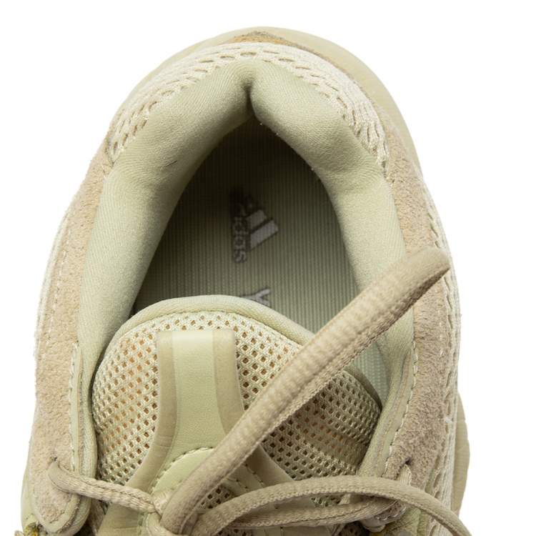 Pre Owned Yeezy x adidas Lime Yellow Suede And Mesh Yeezy 500 Sumoye Sneakers Size 45 1/3