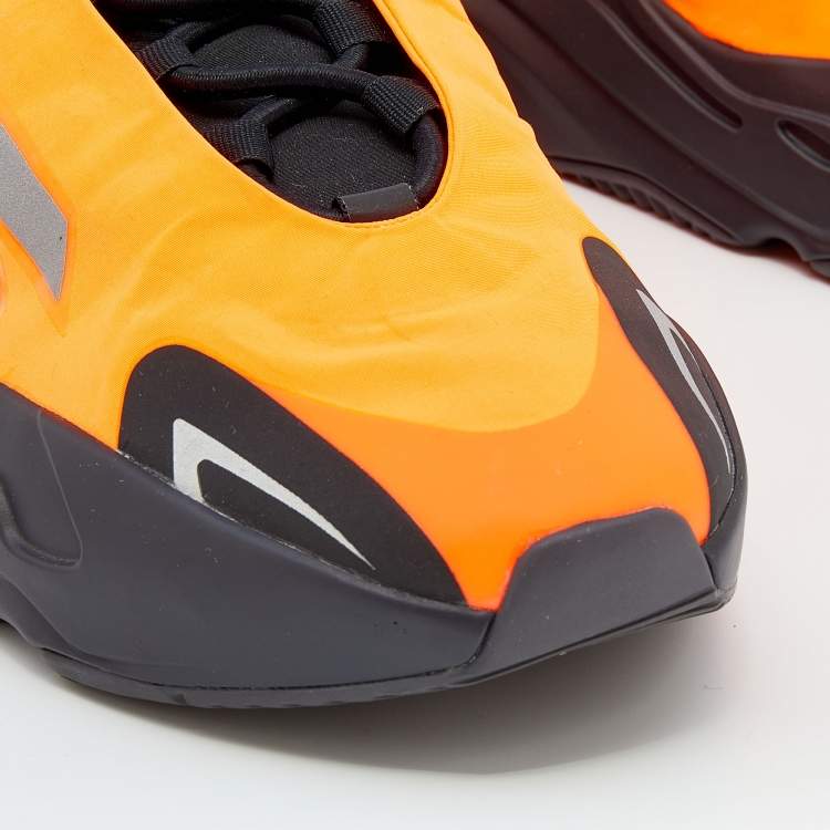 Pre Owned Yeezy x adidas Orange/Black Neoprene Boost 700 MNVN Sneakers Size 46 2/3