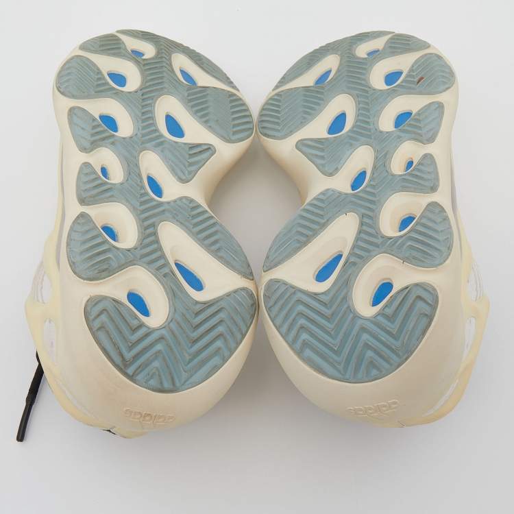 Pre Owned Yeezy x Adidas Cream/Black Mesh And Rubber Yeezy 700 V3 Mono Safflower Sneakers Size 40