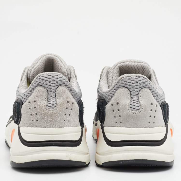 Pre Owned Yeezy x adidas Multicolor Nubuck and Leather Boost 700 V2 Geode Low Top Sneakers Size 37.5 