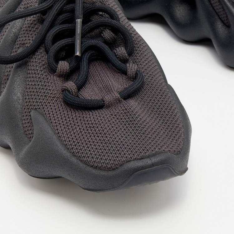 مملوكة مسبقًا Yeezy x Adidas Black Knit Fabric 450 Dark Slate Sneakers Size 42