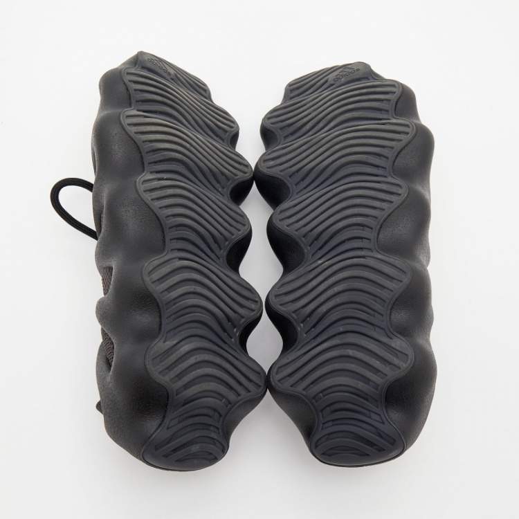 مملوكة مسبقًا Yeezy x Adidas Black Knit Fabric 450 Dark Slate Sneakers Size 42