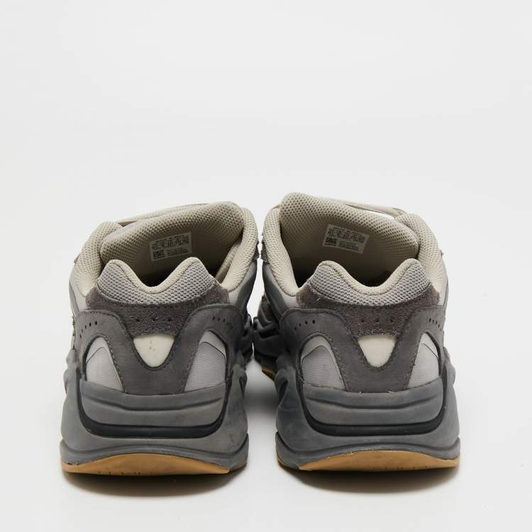 Pre Owned Yeezy x Adidas Grey Suede and Fabric Boost 700 V2 Tephra Sneakers Size 43 1/3