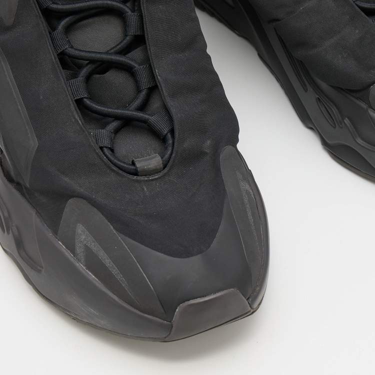 Pre Owned Yeezy x Adidas Black Nylon and Rubber Boost 700 MNVN Sneakers Size 46 2/3